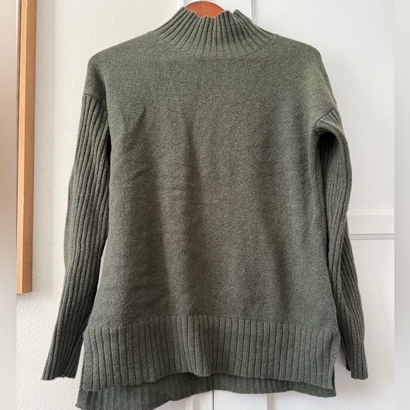 L.L. Bean Sweaters - L.L. Bean Olive Cowl Neck Sweater
